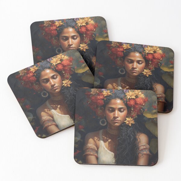Artikelvorschau, Flowerhead Woman - Fotorealistisch (V3) entworfen und verkauft von Shak's Designs.