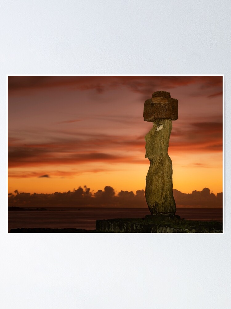 Moai Posters and Art Prints for Sale