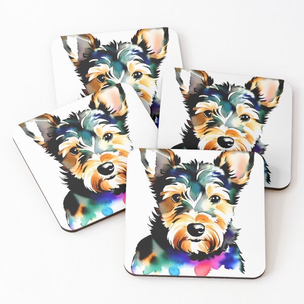 Artikelvorschau, Adorable Canine Companion: Stunning Watercolor Dog Portrait entworfen und verkauft von DavesDogShop.