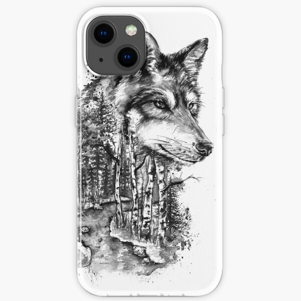 Wolf iPhone Flexible Hülle