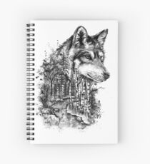 Wolf Spiral Notebook
