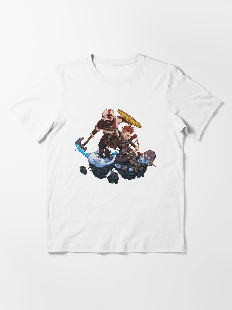 New God of War Ragnarok Art Kratos Tyr Odin thor Atreus Game T-Shirt boys t