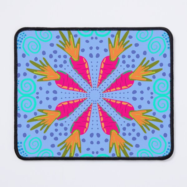 Item preview, carrot swirl_pale blue designed and sold by NeonEye-Designs.