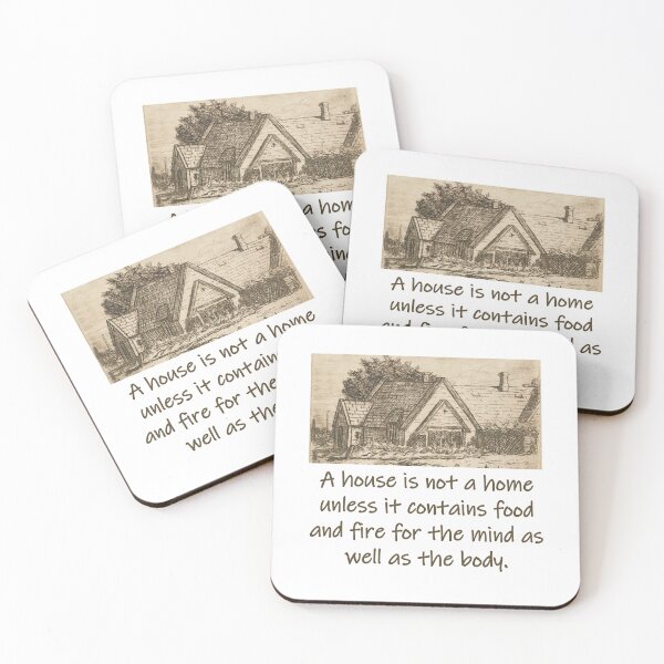 Item preview, A House Is Not A Home - Home Quote  designed and sold by CrankyOldDude.