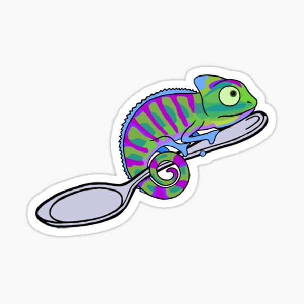 Item preview, Spoonie chameleon   designed and sold by CaitlynConnor.