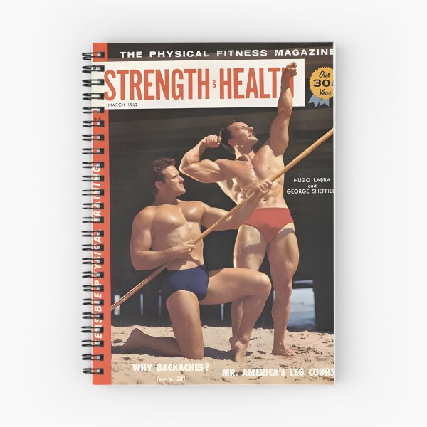 Item preview, STRENGTH & HEALTH - Vintage Physique Muscle Male Model Magazine Cover designed and sold by Clinton Moore.