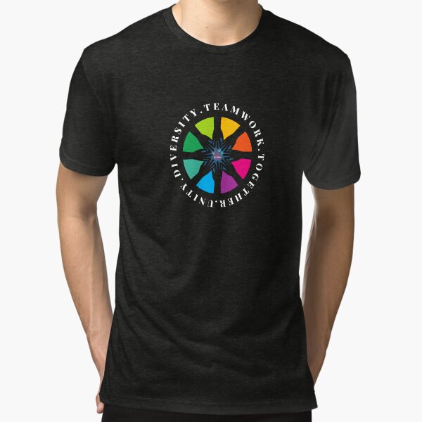 Diversity, Teamwork, Together, Unity Tri-blend T-Shirt