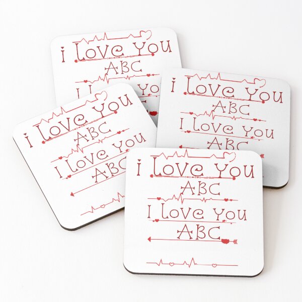 Item preview, alphabet abc i love you designed and sold by ninachop.