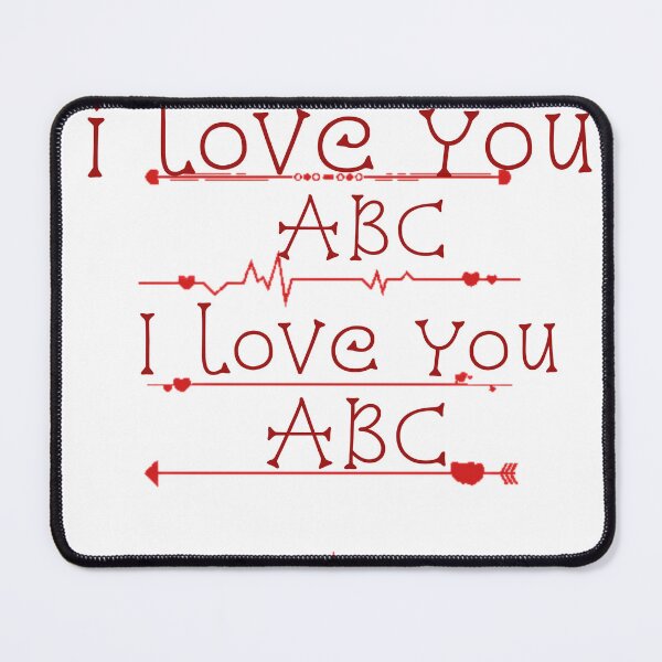 Item preview, alphabet abc i love you designed and sold by ninachop.