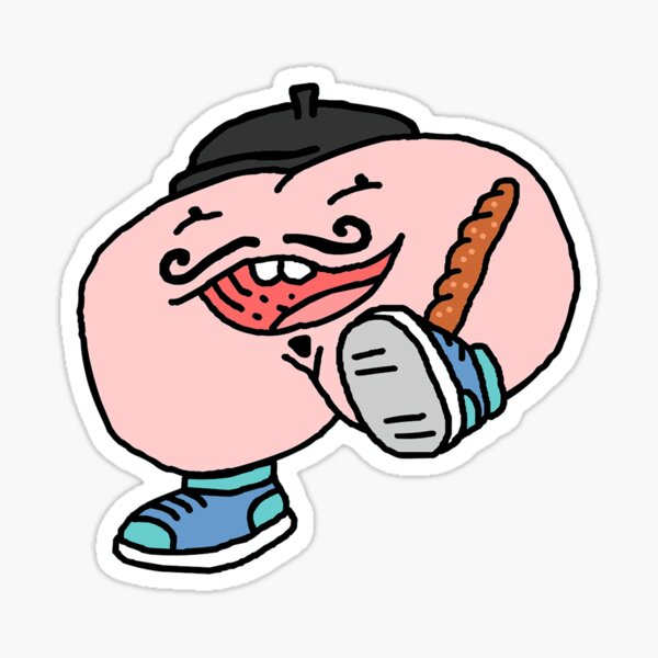 French Bum - Willy Bum Bum Sticker