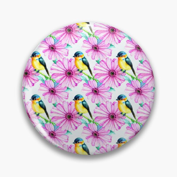 Item preview, Flowers Spring Birds Floral designed and sold by Sweet  Zoe Shop.