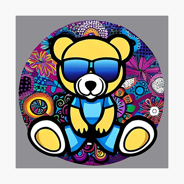  Teddy Drip Spray Painted Bear Graffiti Sweatshirt : Clothing,  Shoes & Jewelry