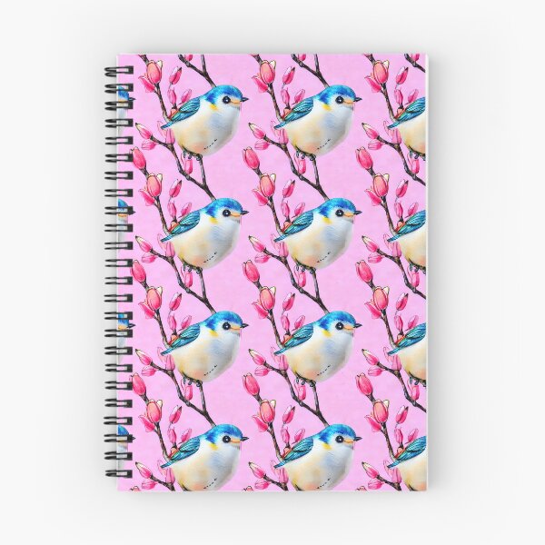 Item preview, Blue Birds Spring Flowers designed and sold by Sweet  Zoe Shop.