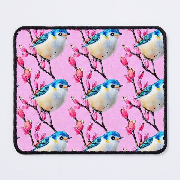 Item preview, Blue Birds Spring Flowers designed and sold by Sweet  Zoe Shop.