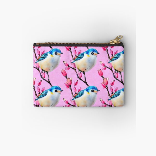 Item preview, Blue Birds Spring Flowers designed and sold by Sweet  Zoe Shop.