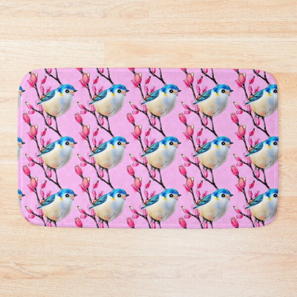 Item preview, Blue Birds Spring Flowers designed and sold by Sweet  Zoe Shop.