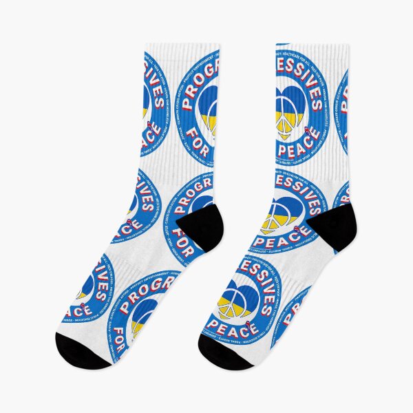 Item preview, PMD00451 Progressive Movement Designs Progressives for Peace Ukraine peace symbol for Progressives or Democrats or Bernie Sanders supporters or Democratic Socialists designed and sold by ProgressiveLeft.