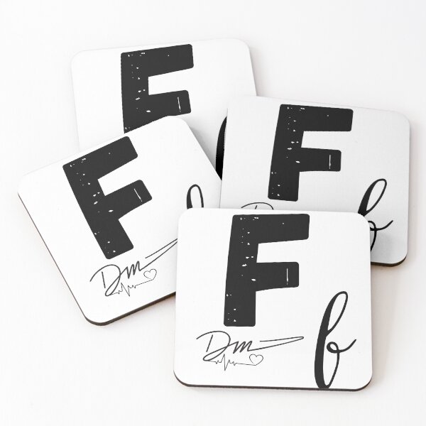 Item preview, Alphabet ABC I Love You, Letter F Monogram designed and sold by STEPHEN-KEMP.
