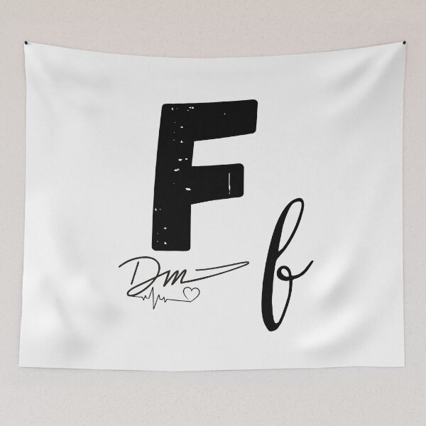 Item preview, Alphabet ABC I Love You, Letter F Monogram designed and sold by STEPHEN-KEMP.