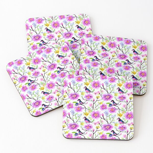 Item preview, Spring Season Birds and Flowers designed and sold by Sweet  Zoe Shop.