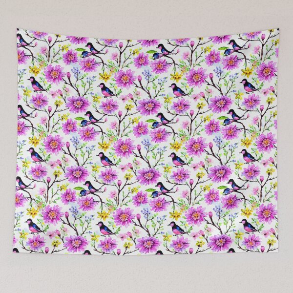 Item preview, Spring Season Birds and Flowers designed and sold by Sweet  Zoe Shop.