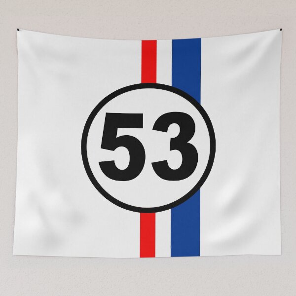 Item preview, Herbie car 53 - vintage bug - vintage car - retro car designed and sold by RazzArt.