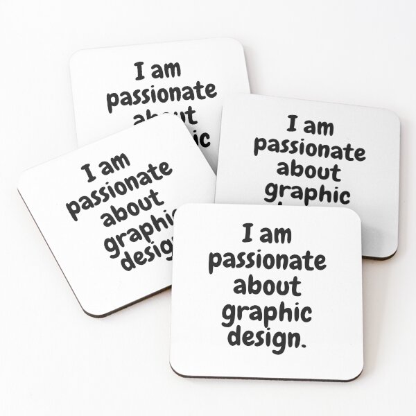 Item preview, I am passionate about graphic design designed and sold by porchswings.