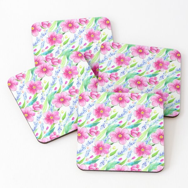 Item preview, Pretty Pink Flower Pattern designed and sold by Sweet  Zoe Shop.