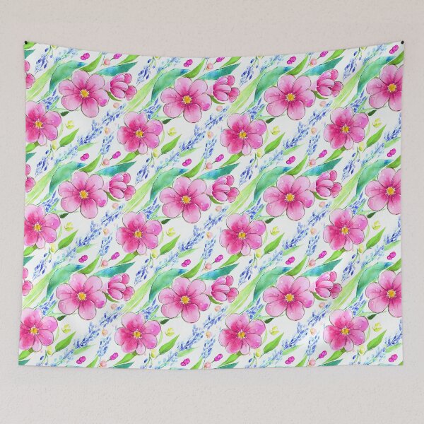 Item preview, Pretty Pink Flower Pattern designed and sold by Sweet  Zoe Shop.