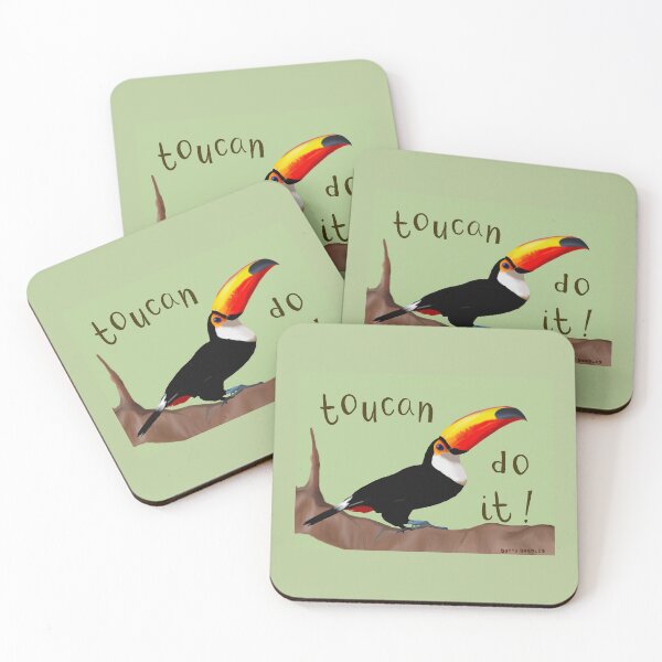 Item preview, Toucan Do It! designed and sold by dottydoodles.