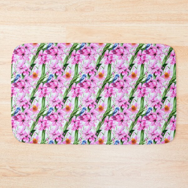 Item preview, Pretty in Pink Flowers Pattern designed and sold by Sweet  Zoe Shop.