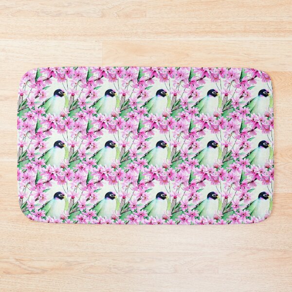 Item preview, Pink Flowers Whimsical Birds designed and sold by Sweet  Zoe Shop.
