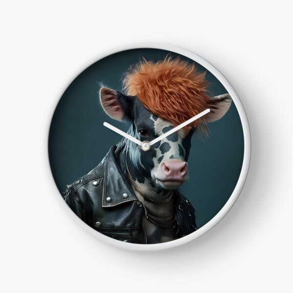 Item preview, Punk Rock Cow - Animal Art designed and sold by Chrisjeffries24.