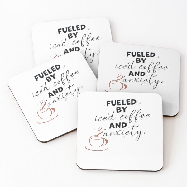 Item preview, fueled by iced coffee and anxiety designed and sold by california87.