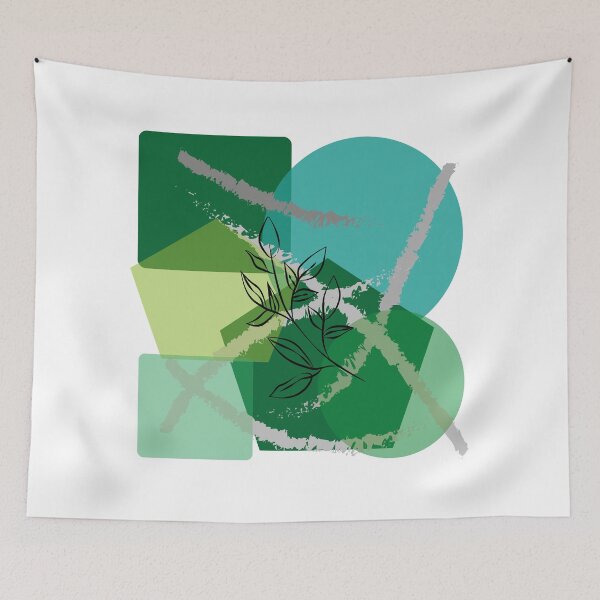 Item preview, Forma abstrata Verde Vintage designed and sold by GirlaineSQ.