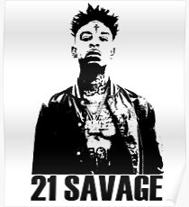 21 Wilde BW Poster
