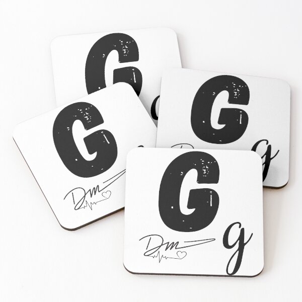 Item preview, Alphabet ABC I Love You, Letter G Monogram designed and sold by STEPHEN-KEMP.