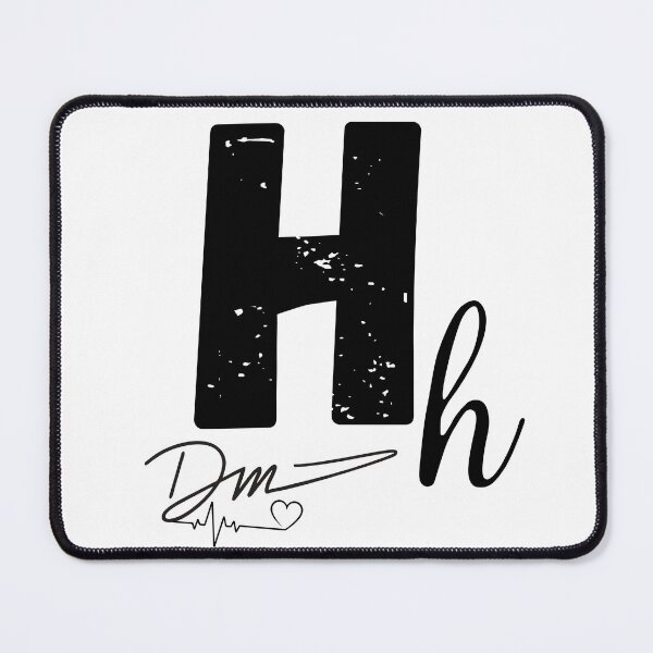 Item preview, Alphabet ABC I Love You, Letter H Monogram designed and sold by STEPHEN-KEMP.