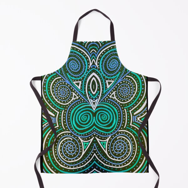Item preview, But and Green Swirl Pattern designed and sold by TheArtyOne11.