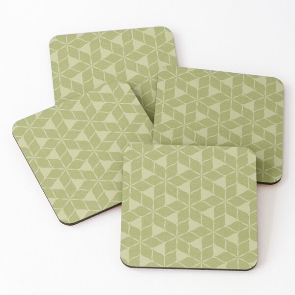 Item preview, Geometric Pattern Green on Green designed and sold by FAROSSTUDIO.