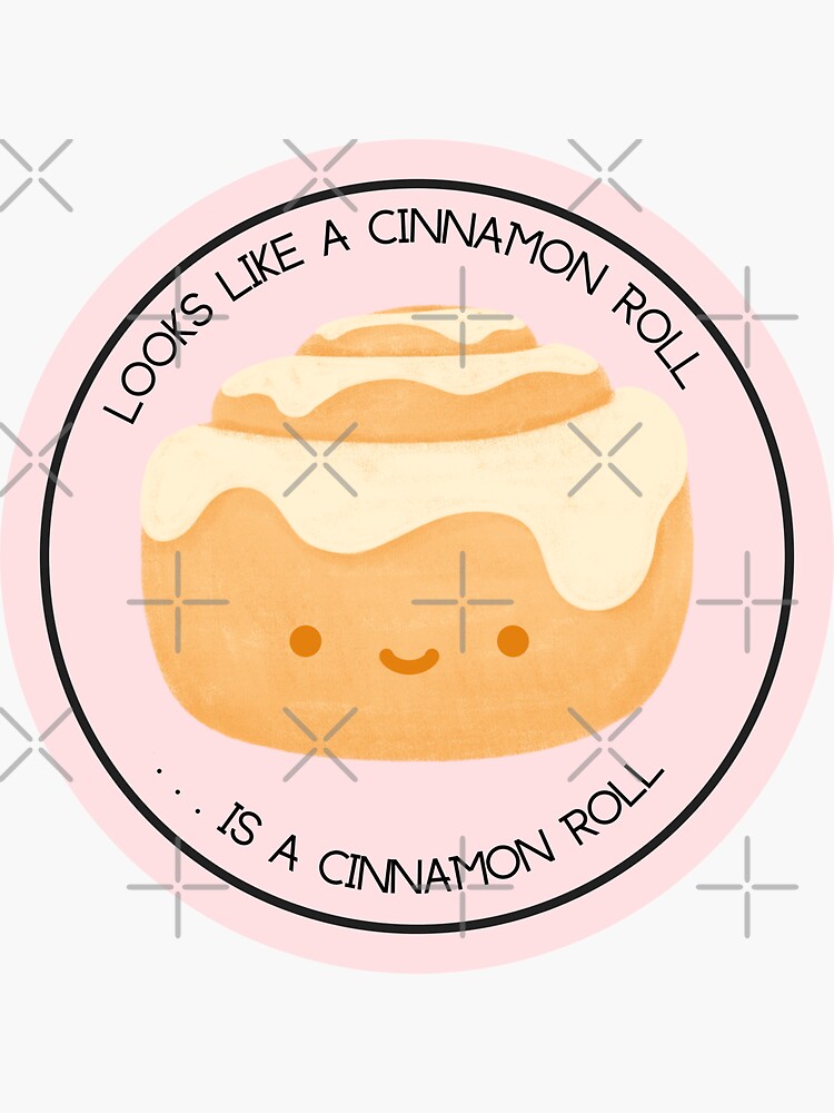 Cute Cinnamon Roll Sticker