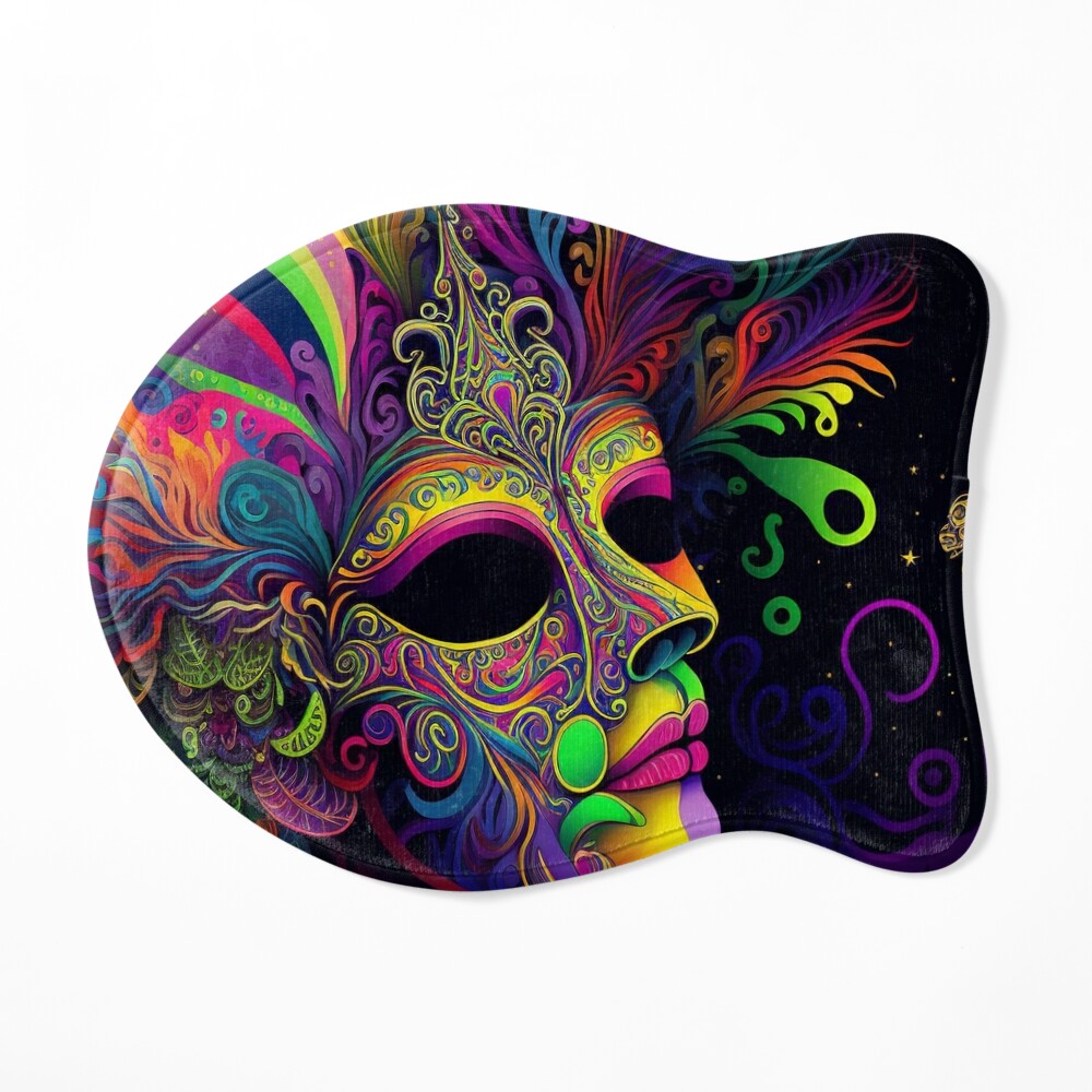 Mardi Gras face mask –