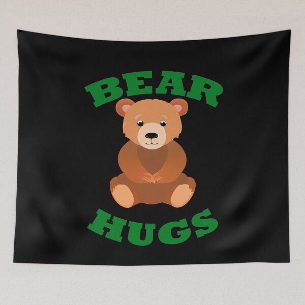 Item preview, Bear Hugs - Green designed and sold by LthrDaddyBear.