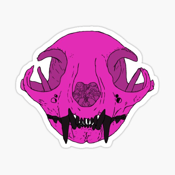 Item preview, Cat Skull Pink designed and sold by Ashley Gagnon.