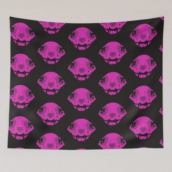 Item preview, Cat Skull Pink designed and sold by Ashley Gagnon.