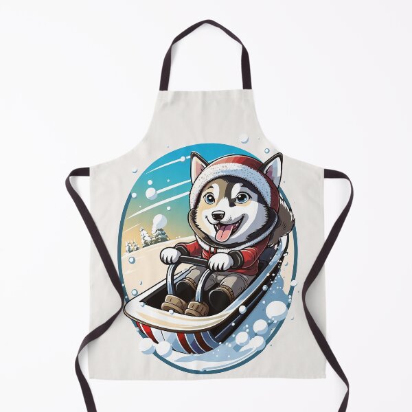 Item preview, Sledding Husky designed and sold by Wolf-Pack-Shop.
