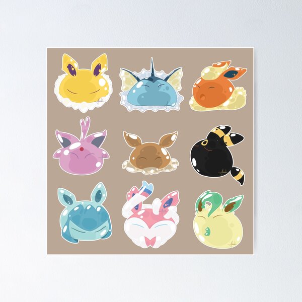 Eeveelution (shiny version) Poster Print