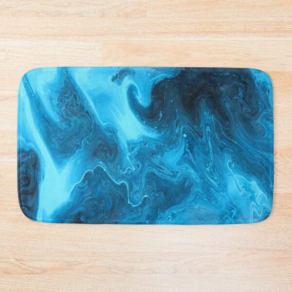 Item preview, Icy Blue and Black Painting designed and sold by Reynareyna.