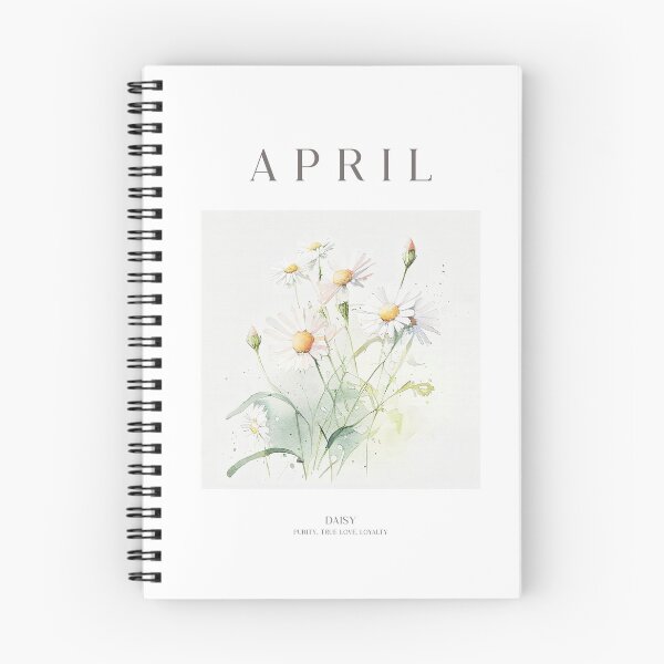 Item preview, April Birth Month Flower, Watercolor Daisy Flower  designed and sold by evermore-design.