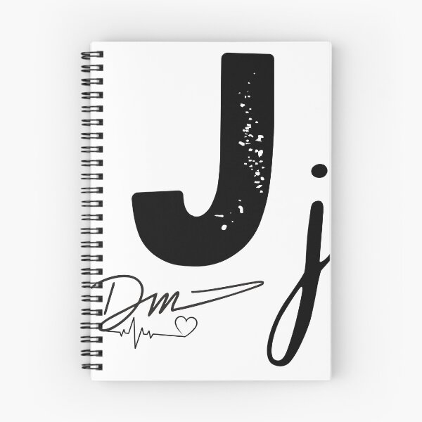 Aperçu de l'œuvre Alphabet ABC je t'aime, lettre J monogramme créée et vendue par STEPHEN-KEMP.